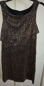 Sliver and gold shimmer dress